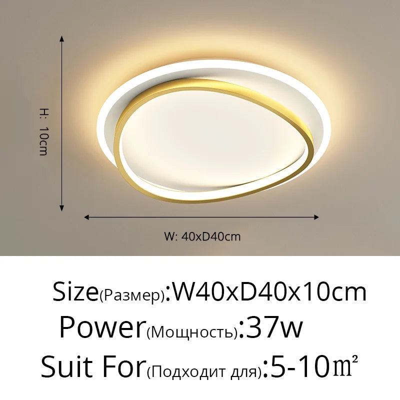 ثريات إضاءة LED DecorBites™ قابلة للتعتيم، مصباح عصري لديكور المنزل