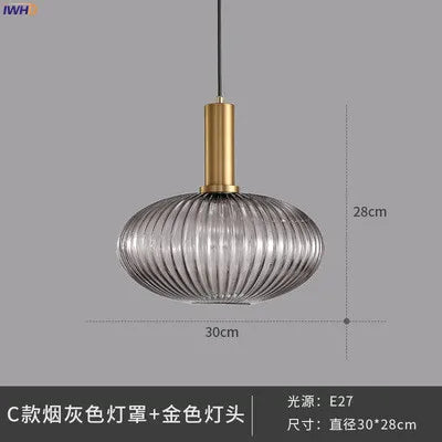 DecorBites™ Glass Pendant Lights: Modern Nordic Style LED Pendant Lamp for Bedroom, Living, Dining Room