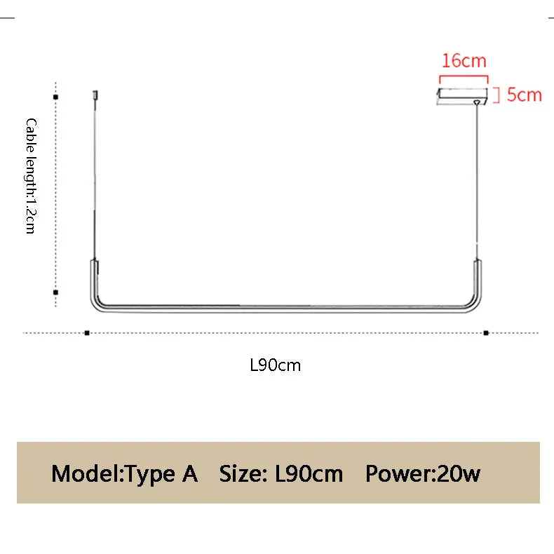 DecorBites™ Lustre de Plafond LED Dimmable pour Décoration Intérieure Moderne