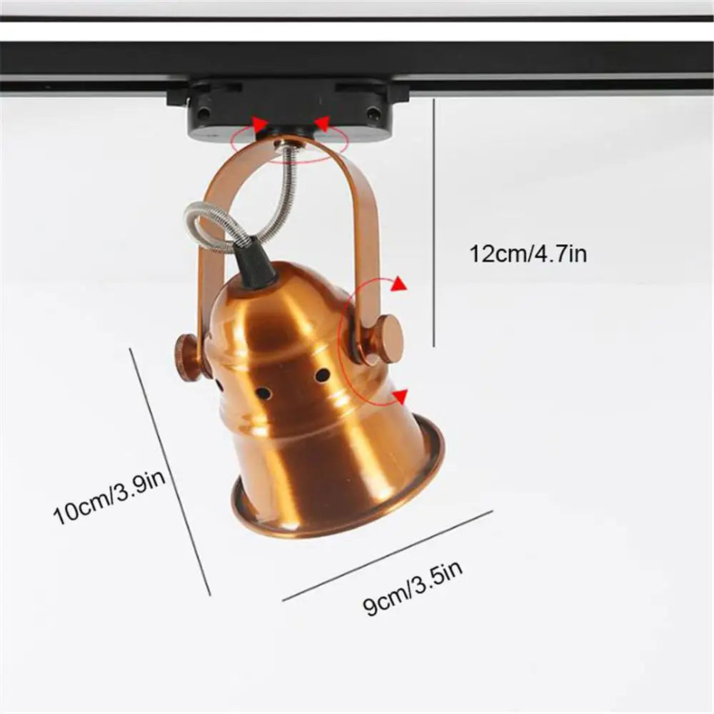 DecorBites™ GU10 LED Track Light: Replaceable Spotlight for Home Track Rail Lighting