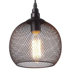 Vintage Black Metal Edison Pendant Light