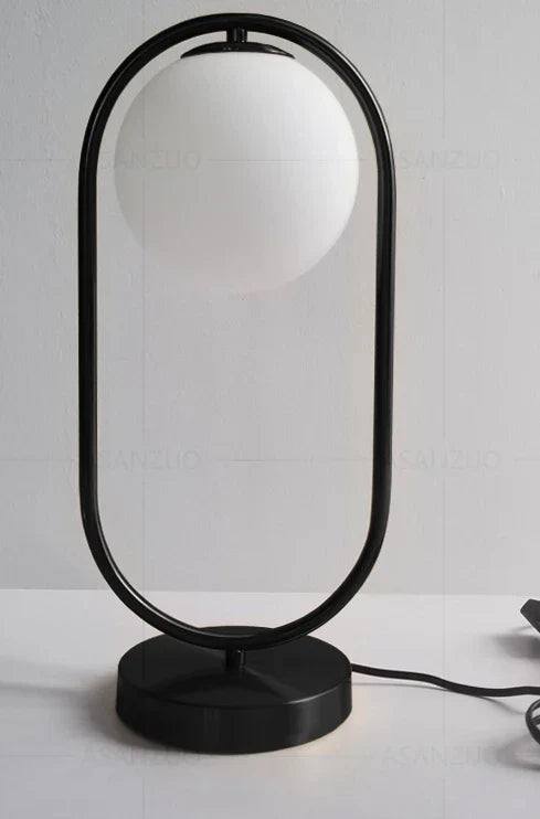 DecorBites™ Glass Ball LED Desk Lamp Nordic Design for Bedroom Living Room Reading
