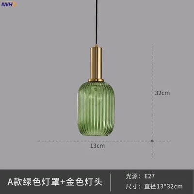 DecorBites™ Glass Pendant Lights: Modern Nordic Style LED Pendant Lamp for Bedroom, Living, Dining Room
