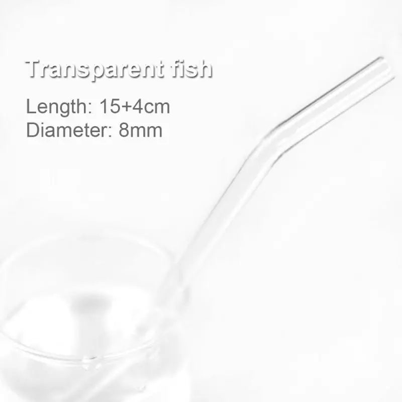 DecorBites™ Glass Straws Set - Eco-Friendly Reusable Colorful Drinking Tubes