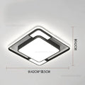 DecorBites™ Geometry LED Ceiling Light: Modern Nordic Light Luxury for Living Room Decor