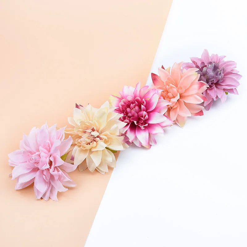 DecorBites™ 100pcs Silk Gerbera Flowers for Christmas, Wedding, DIY, Scrapbooking, Gifts