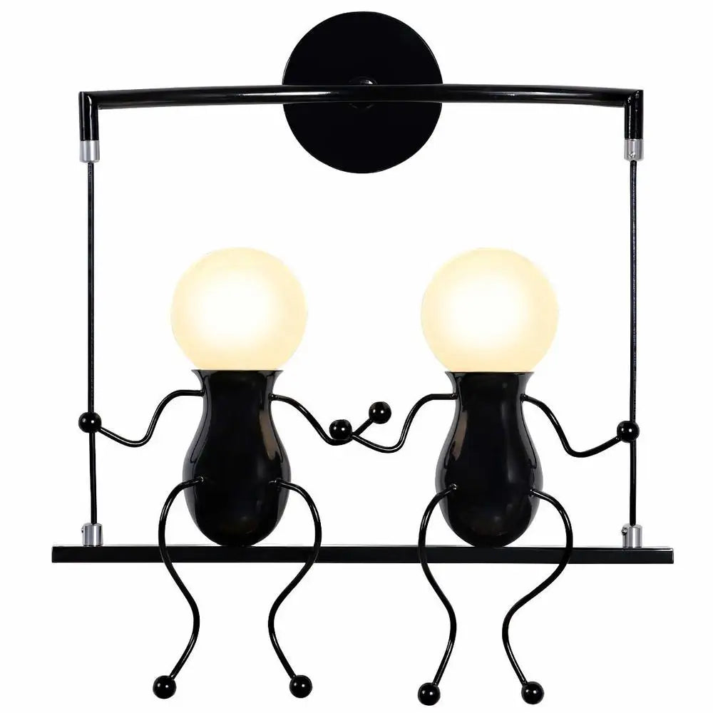 DecorBites™ Creative LED Wall Light Indoor Wall Sconce Modern Art Decor Iron E27