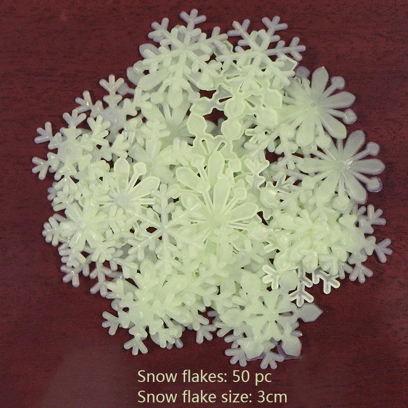 3D Stars Glow Dark Wall Stickers by DecorBites™ – Luminous Fluorescent Home Decor
