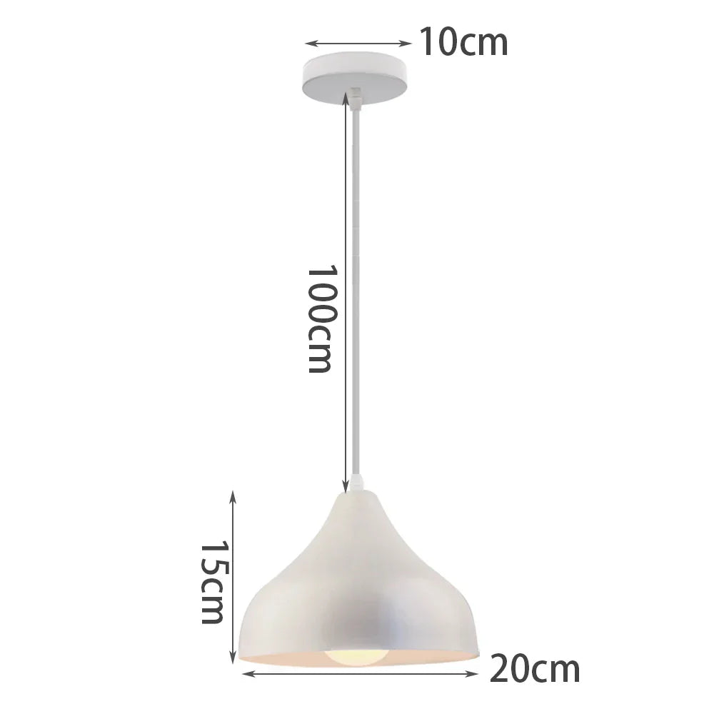 مصابيح معلقة صناعية من DecorBites™: مصابيح LED عصرية معلقة لديكور المنزل وغرفة المعيشة والمطبخ