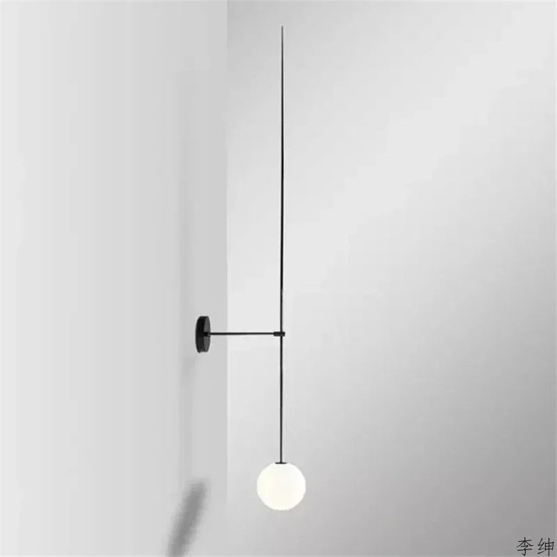 DecorBites™ Glass Ball LED Wall Light - Minimalist Nordic Design