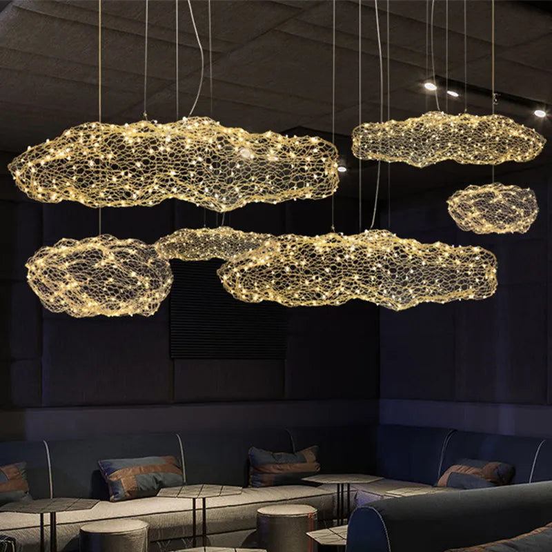 DecorBites™ Cloud Light: Nordic Designer Pendant Lamp for Bedroom, Hotel, Restaurant, Bar