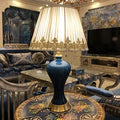 DecorBites™ American Luxury Ceramic Table Lamp - European Style Bedroom Bedside Light