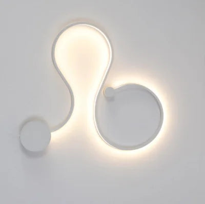مصابيح حائط LED من DecorBites™ من الألومنيوم لديكور إضاءة المنزل