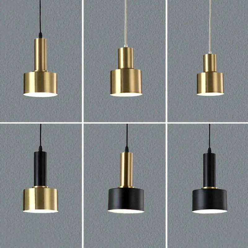 DecorBites™ مصباح معلق LED ذهبي E27 ثريا Nordic لغرفة المعيشة وغرفة النوم الداخلية