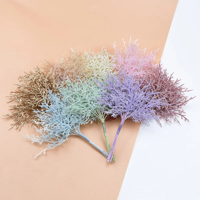 DecorBites™ 10pcs Artificial Plants: Perfect for Home Decor, Wedding, and DIY Gifts