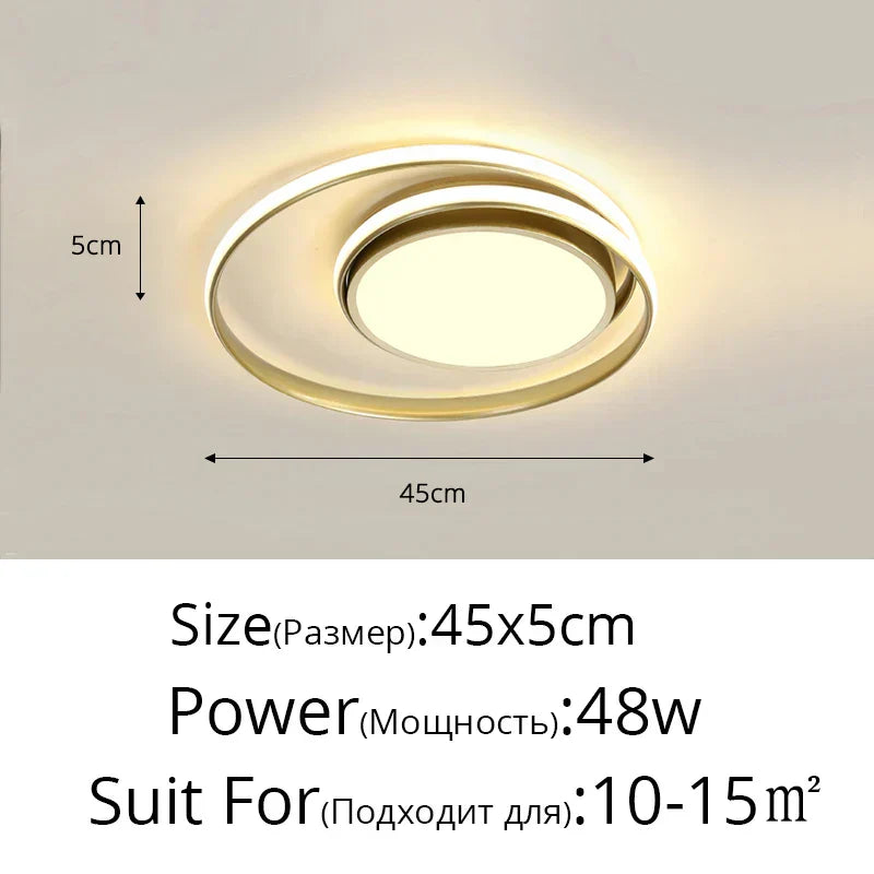 DecorBites™ LED Ceiling Light for Living Bedroom Study Room, Modern Surface Mounted Lamp