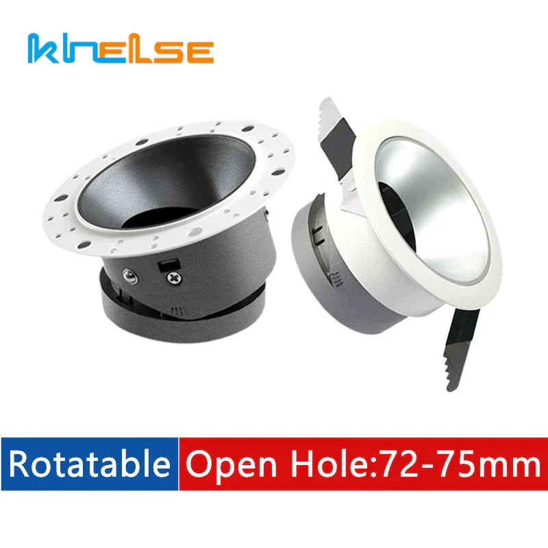 DecorBites™ Adjustable Anti-Glare Ceiling Downlight with GU10/MR16 Lamp Base for Indoor Spot Lighting
