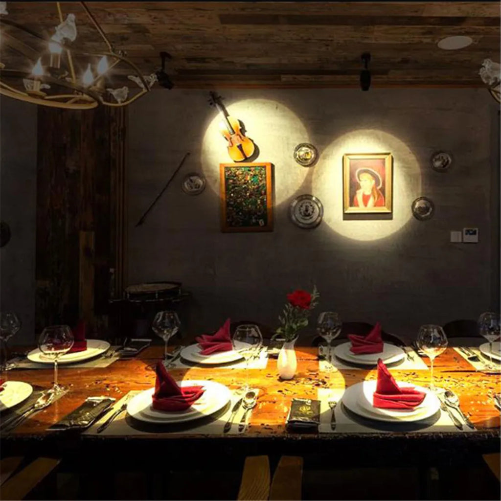 جهاز عرض شعار LED من DecorBites™‎ مع تكبير يدوي وتركيز - من 5 وات إلى 30 وات