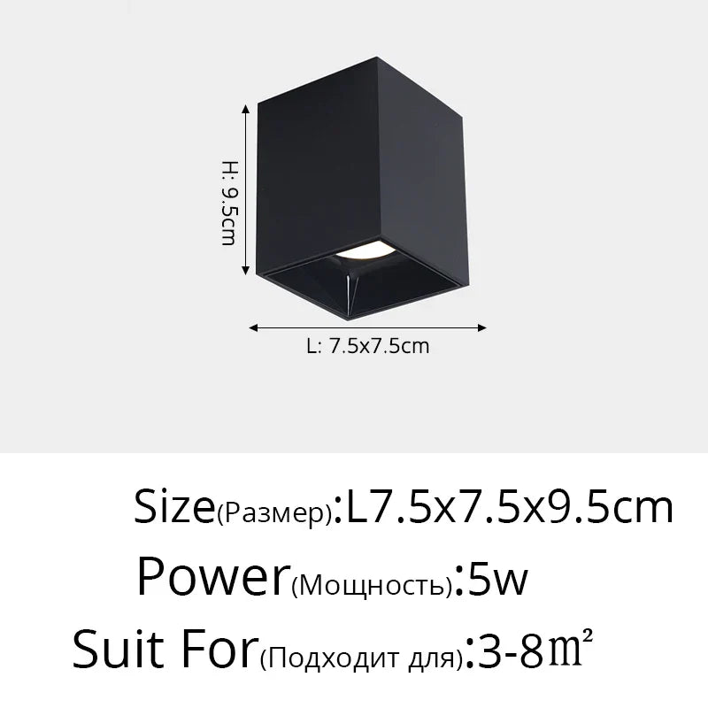Plafonniers spots orientables à LED DecorBites™ pour mur de fond et allée