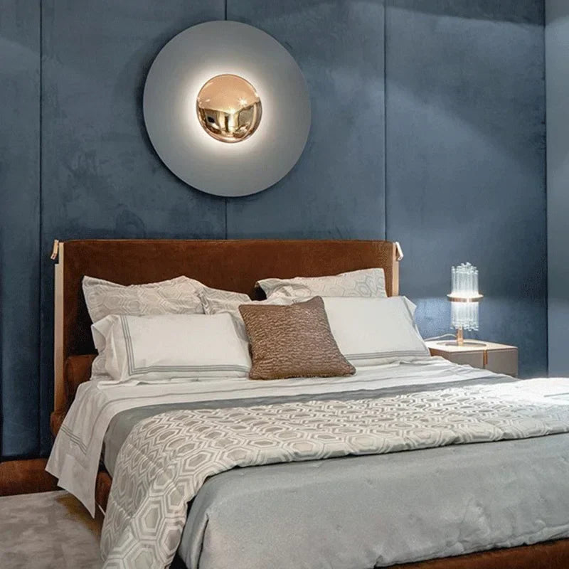 DecorBites™ LED UFO Wall Sconces for Modern Minimalist Bedroom Ambiance