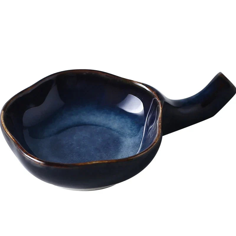 DecorBites™ Japanese Style Retro Ceramic Chopsticks Holder Sauce Dish