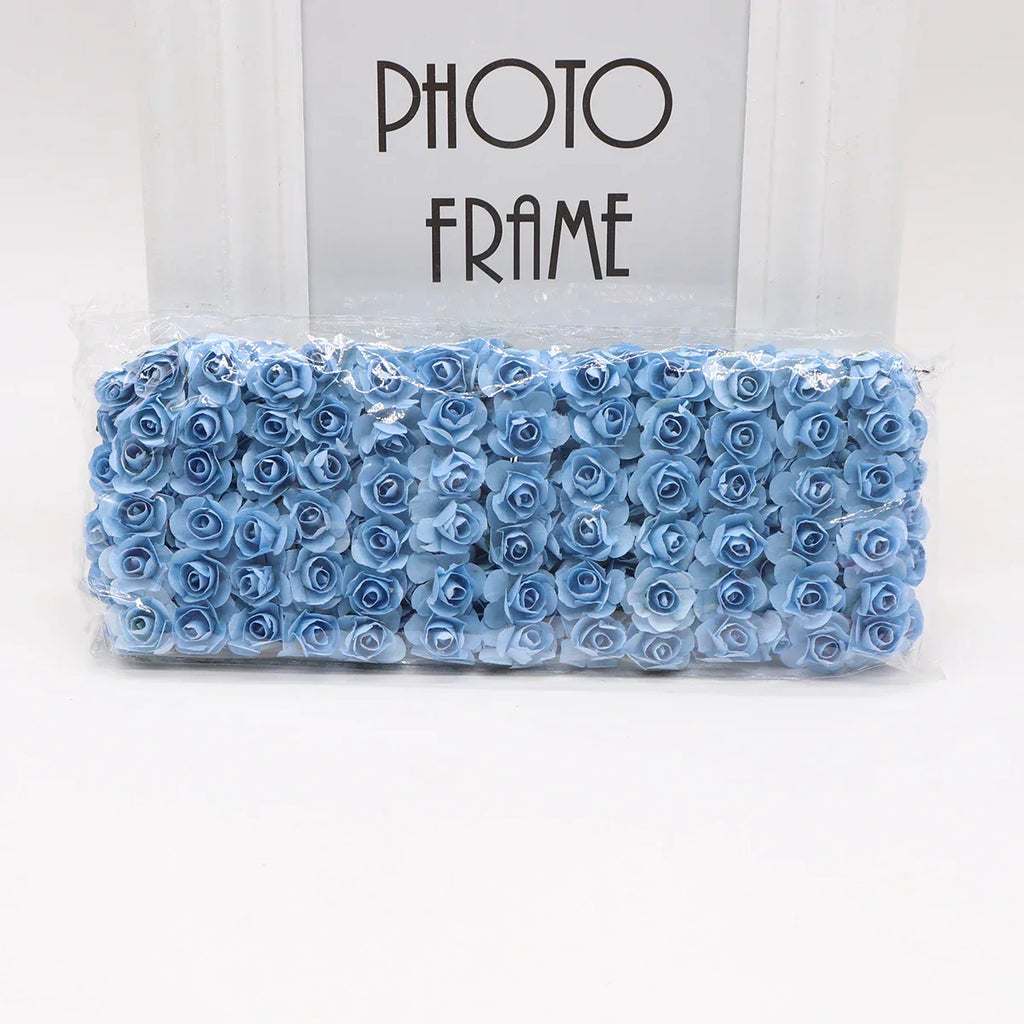 DecorBites™ 144pcs 2cm Artificial Paper Flowers for Wedding DIY Decoration