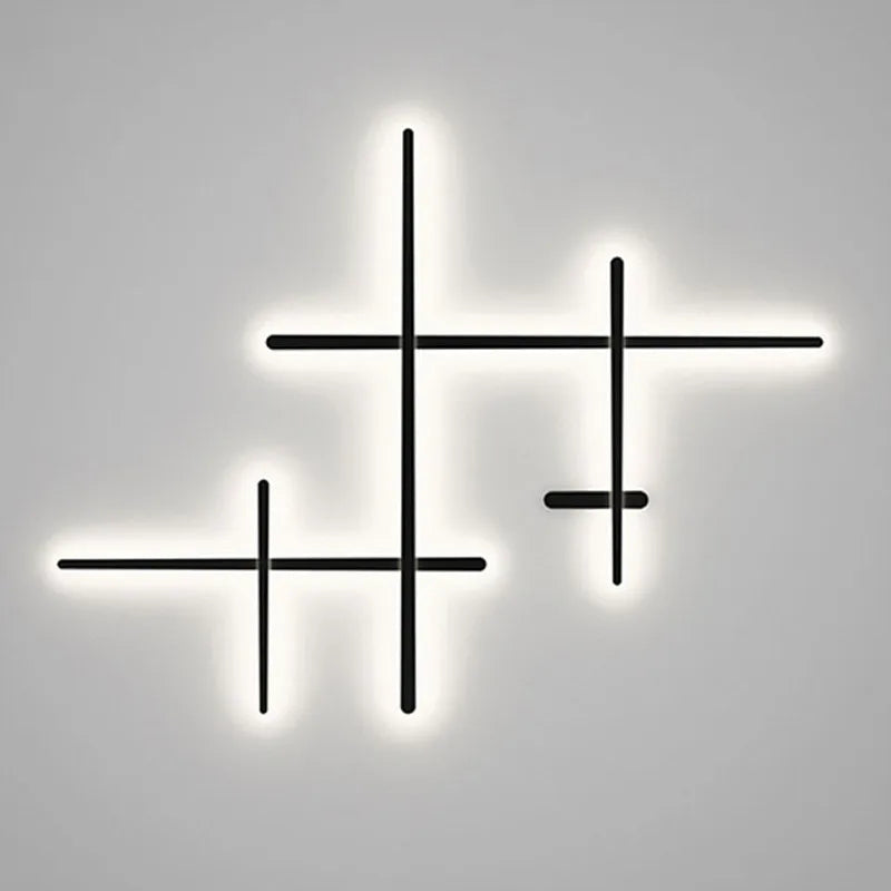 مصباح حائط DecorBites™ LED بإضاءة خلفية لديكور المنزل - إضاءة داخلية على شكل شريط طويل