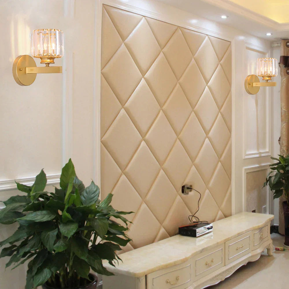 مصباح حائط LED كروي زجاجي من DecorBites™ للممر وغرفة النوم وديكور غرفة المعيشة