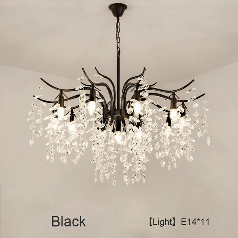ثريا كريستال LED من DecorBites™: إضاءة داخلية فاخرة للمنزل والمطبخ وغرفة المعيشة
