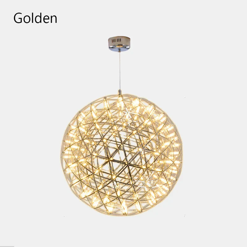 DecorBites™ مصابيح Gypsophila Sparkball المعلقة – تركيبات إضاءة داخلية لغرفة المعيشة والمقهى