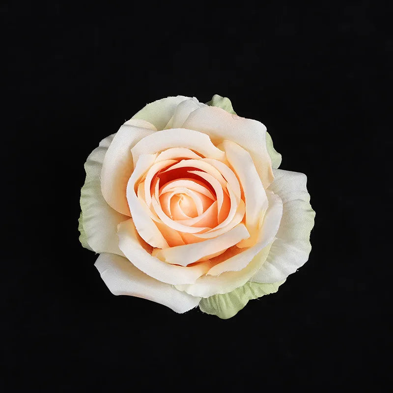 DecorBites™ 30PCS Silk Roses Wedding Decor DIY Home Decoration, Brooch Gifts, Candy Box