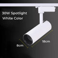 DecorBites™ 30W LED Linear Grille Track Spotlights for Living Room and Store Track Lighting
