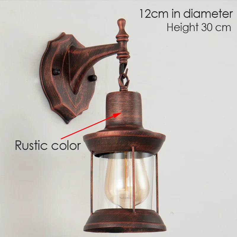 DecorBites™ Industrial Glass Wall Lamp for Bar Cafe Bedroom Home Design