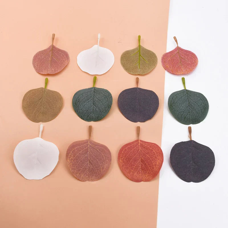 30Pcs Silk Leaf Artificial Plants for Home Decor & DIY Crafts by DecorBites™