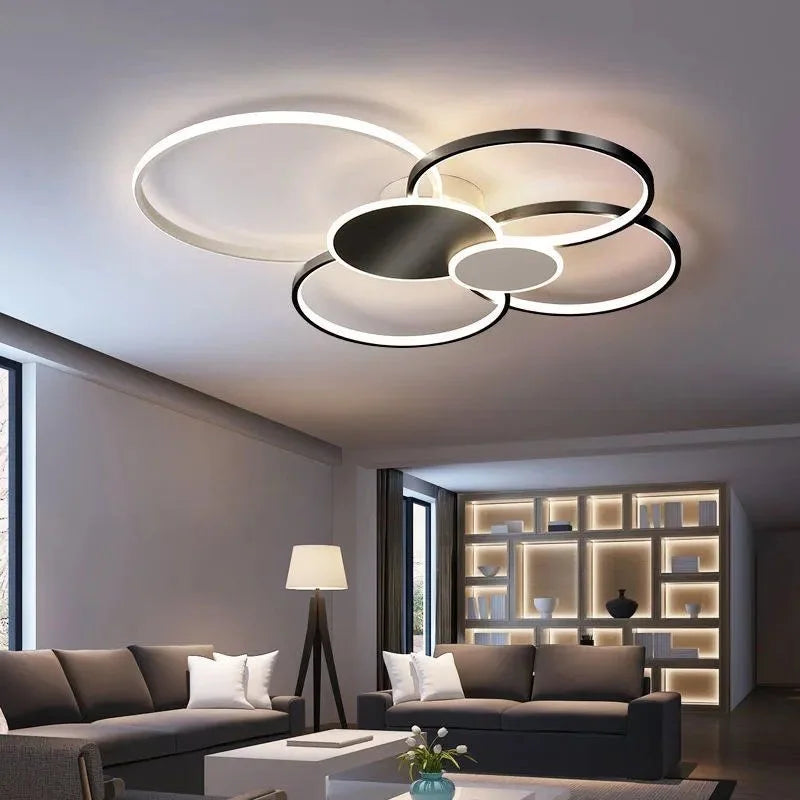 ثريا سقف LED DecorBites™ لغرفة المعيشة وغرفة النوم وغرفة الطعام من تركيبات الإضاءة الداخلية