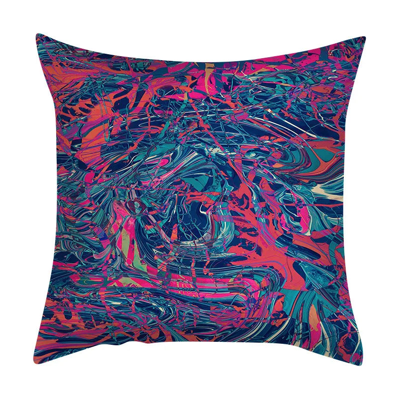 DecorBites™ Abstract Ink Marbling Cushion Cover - Sofa Car Seat Home Decoration