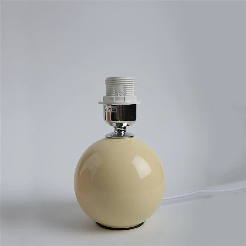 Lampes de table japonaises DecorBites™ en céramique Abat-jour plissé pour salon Éclairage chaleureux pour chambre