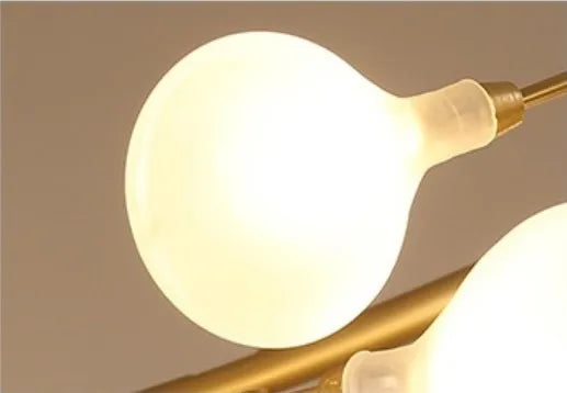 DecorBites™ ثريا Linear Firefly: إضاءة أنيقة على شكل غصن شجرة لديكور المنزل