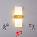 DecorBites™ Acrylic LED Wall Lamp | Brushed Aluminum Sconce Light for Home Indoor Decor