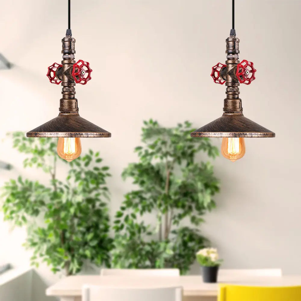 DecorBites™ Industrial Retro Pendant Light Fixture Water Pipe Lamp for Kitchen and Home Decor