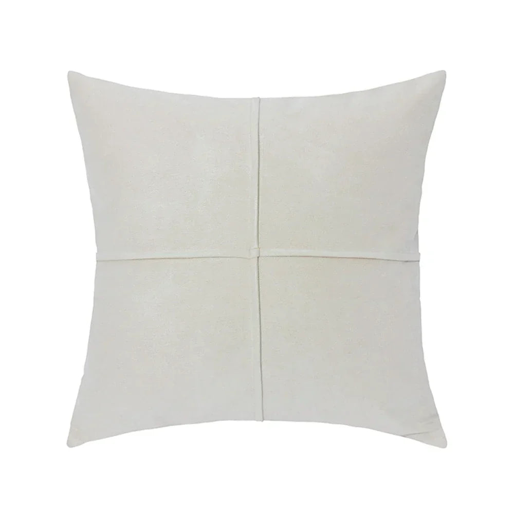 DecorBites™ Cross Faux Suede Throw Pillow Cover for Car Couch Sofa Bed Home Decor