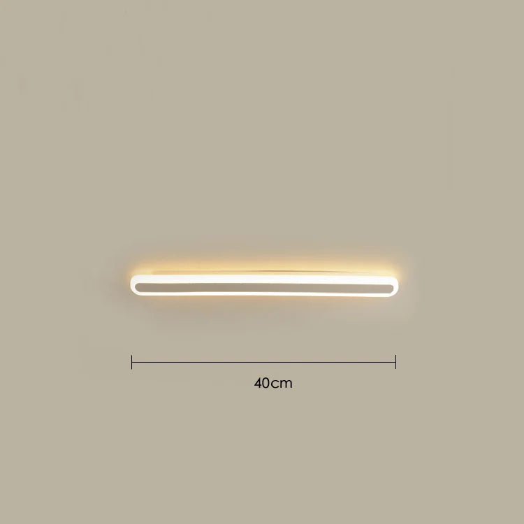 مصباح حائط LED خطي من DecorBites™ لغرفة النوم والشرفة وغرفة المعيشة وديكور عصري