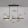 DecorBites™ Glass Bubble Chandelier: Nordic Minimalist Restaurant & Bar Magic Bean Lamp