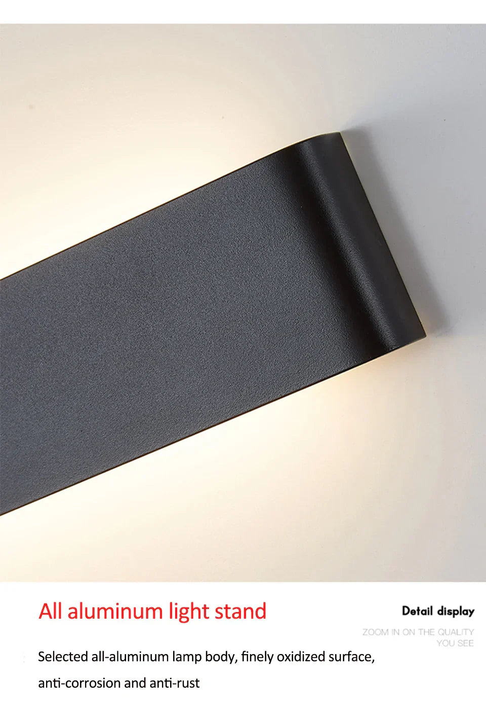 مصباح حائط LED قابل للتعديل من DecorBites™ لإضاءة عصرية للقراءة وغرف النوم