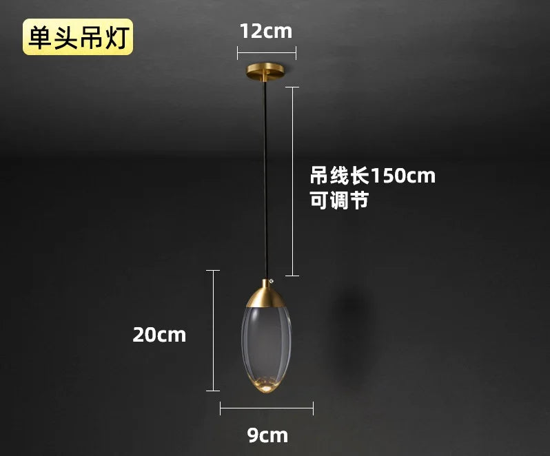 DecorBites™ Crystal LED Wall Light: Modern Luxury Nordic Home Lighting for Bedroom, Stair, Beside Lamp