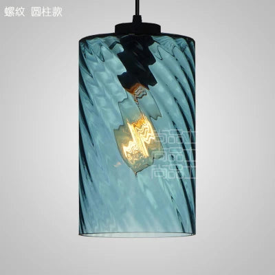 مصباح تعليق DecorBites™ الزجاجي بتقنية LED: إضاءة معلقة بتصميم نورديك عصري للمنزل أو المقهى أو البار