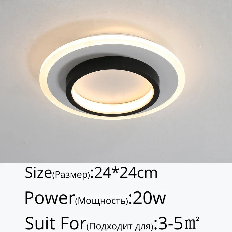 DecorBites™ LED Ceiling Light for Modern Indoor Lighting in Minimalist Style
