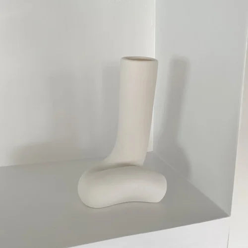 DecorBites™ Abstract Human Body Vase - Ceramic Half-length Home Decoration