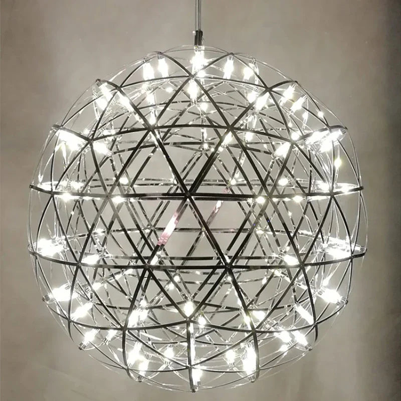 DecorBites™ مصابيح Gypsophila Sparkball المعلقة – تركيبات إضاءة داخلية لغرفة المعيشة والمقهى