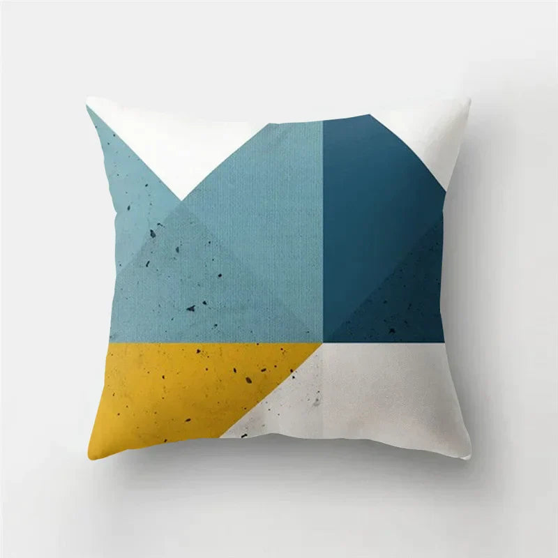 DecorBites™ Geometric Stripe Patchwork Pillow Case | Home Decor Sofa Cushion Cover
